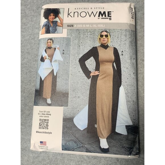 Know Me Mimi G Sewing Pattern R12216 Size XSmall Small Medium Large XLarge XXLar - Picture 1 of 4